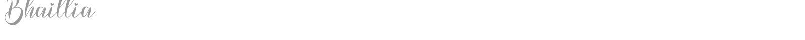 Bhaillia font preview